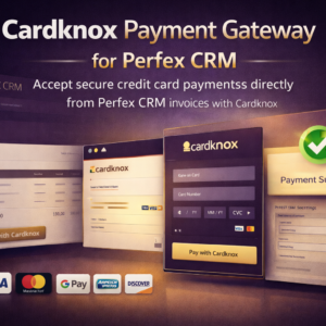 Cardknox Payment Gateway Module for Perfex CRM – Secure Credit Card Payments